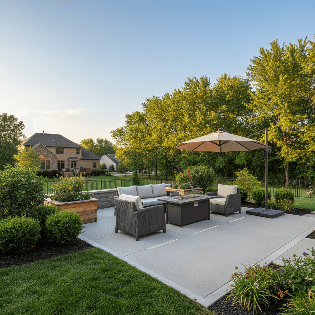 concrete patio kettering oh