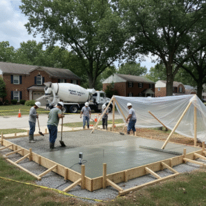 pouring concrete kettering oh
