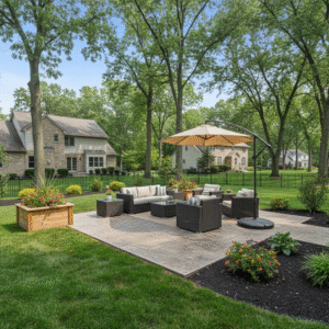 stamped concrete patio kettering oh