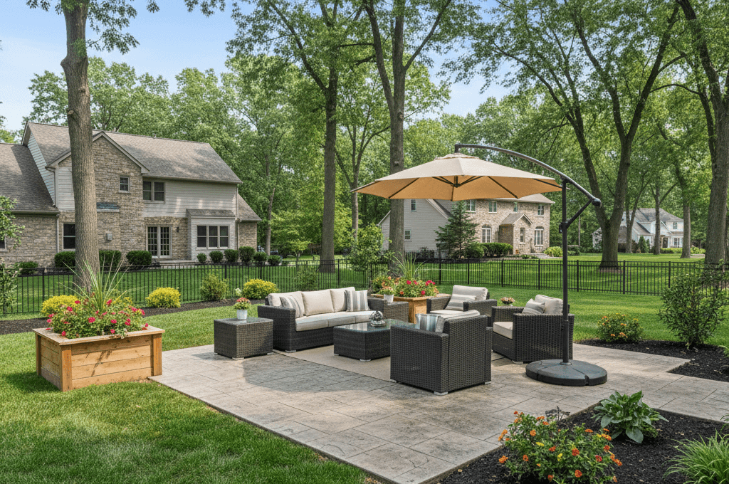 Concrete Patios stamped concrete patio kettering oh